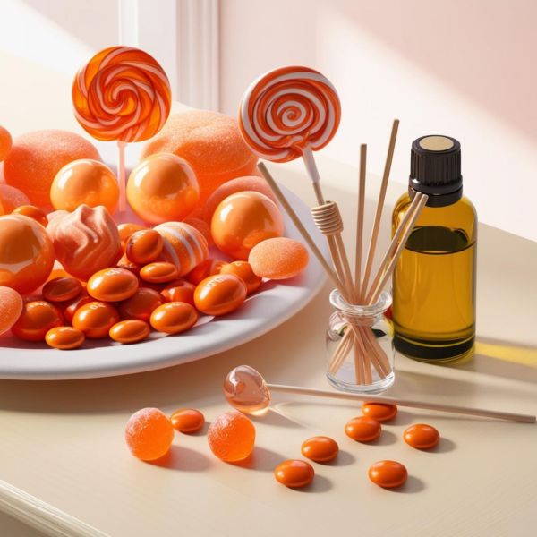 Orangefarbene Süßigkeiten - Orange Candy - Kerzenduftöl - Duftöl - 40% GÜNSTIGER